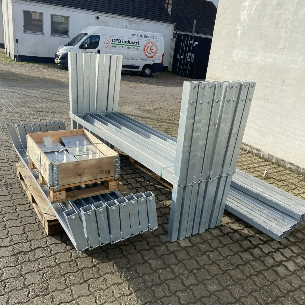 Rørsupport til kraftvarmeværk